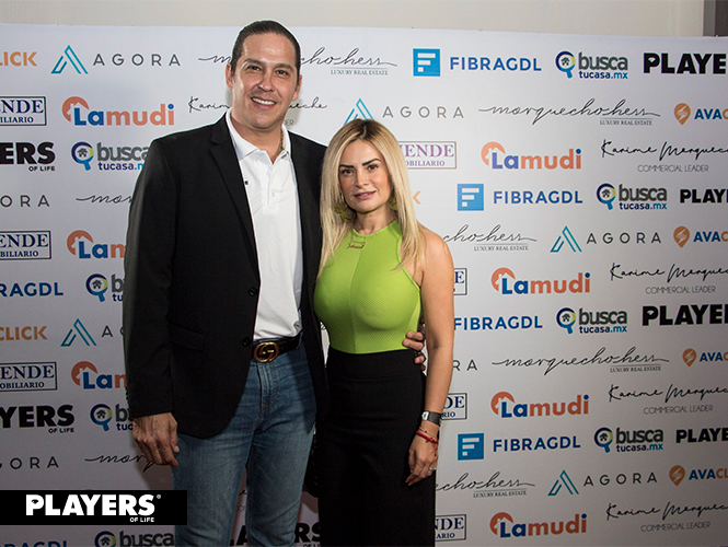 Jorge Morquecho y Johanna Mesías en Trasciende Refresh Inmobiliario
