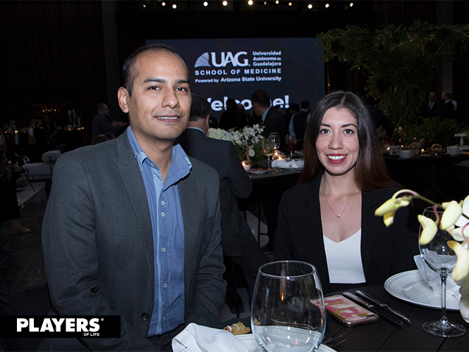 David Hernández y Karina Roque UAG International Campus