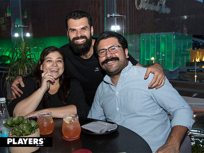 Gaby Lara, Claudio de Angelis y Gilberto Cornejo Mexía