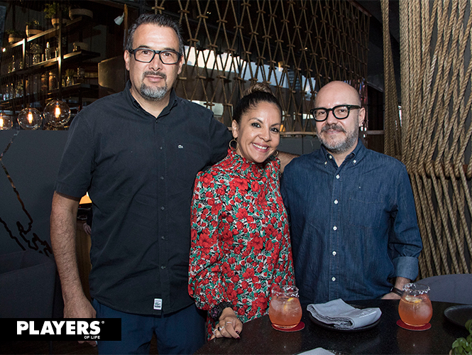 Gilberto Hernández, Wendy Pérez y Memo Escárcega Mexía