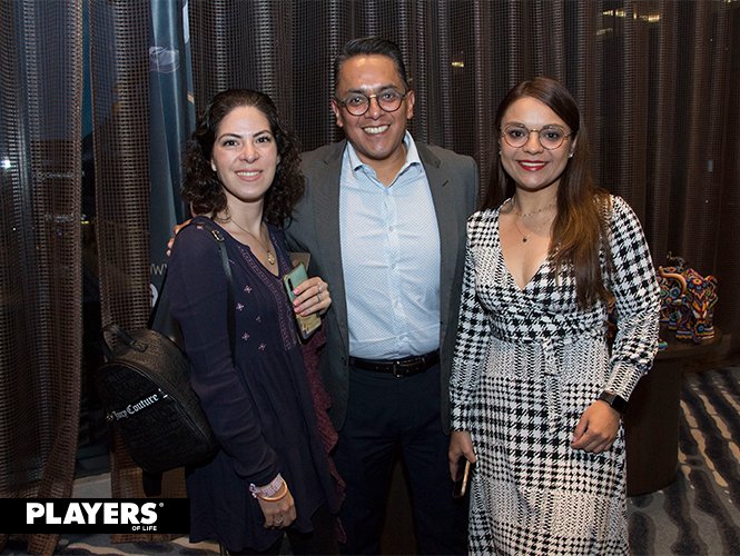 Priscila Briseño, Erick Ramírez y Michelle Prado