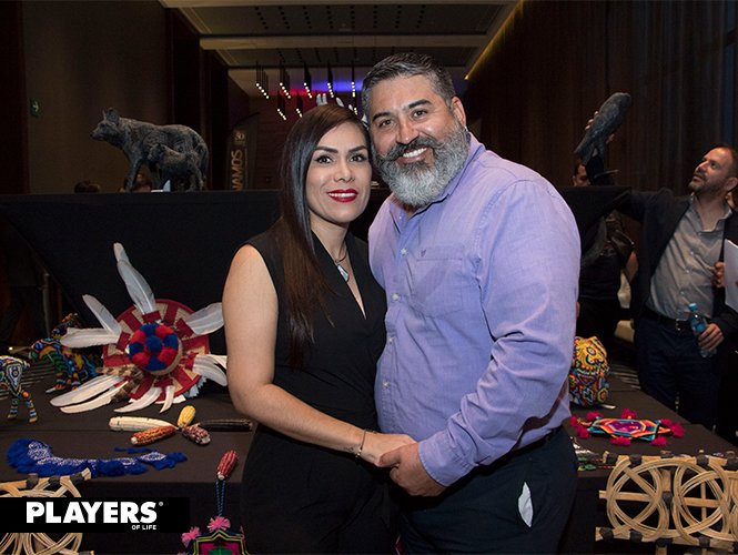 Viviana López y Luis Flores