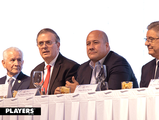 César Castro Rodríguez, Marcelo Ebrard, Enrique Alfaro y Felipe Gómez Fajardo