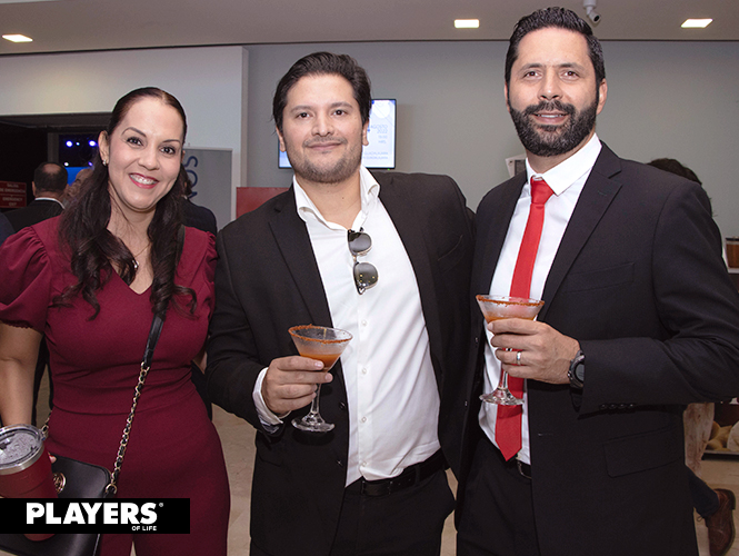 Patricia Carranza, Jorge Ramírez y Diego González