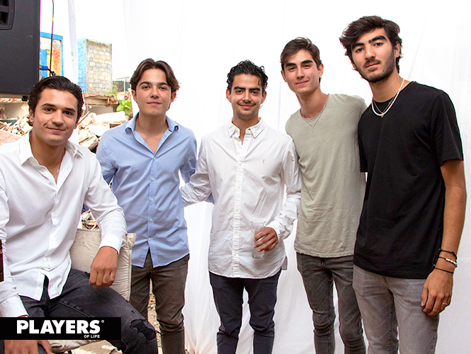 Patricio Pérez, Pablo Jiménez, Rodrigo López, Diego Amezcua y Juan Pedro Amezcua
