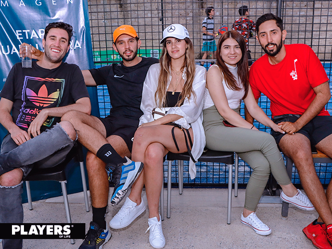 Ricardo Vergara, Erick Toscano, Eloísa Workel, Charlene Hernández y Eduardo Toscano