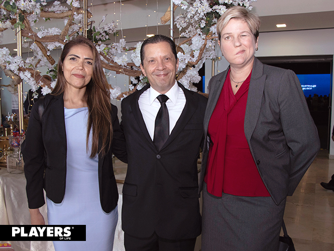 Verónica Gutiérrez, Jaime Reyes y Katerina Michel