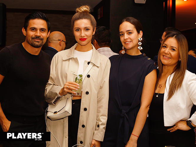 Erik Alvarado, Daría Ziubanova, Daniela Guerrero y Tania Medina