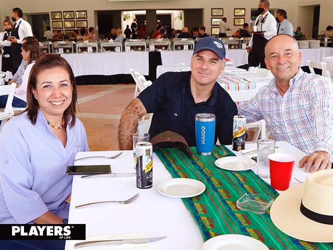 Adriana Vázquez, Carlos del Río y Juan Carlos Uribe