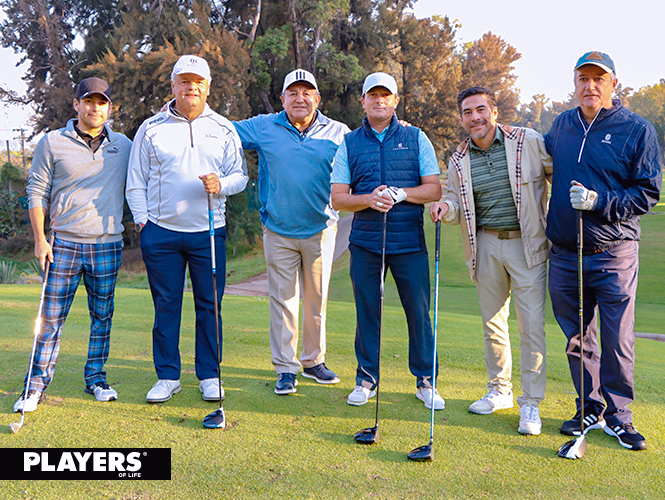 Julio López, Juan Pablo Carrillo, Juan Casados, Pablo Taboada, Víctor Peralta y Ricardo Pérez Mainou