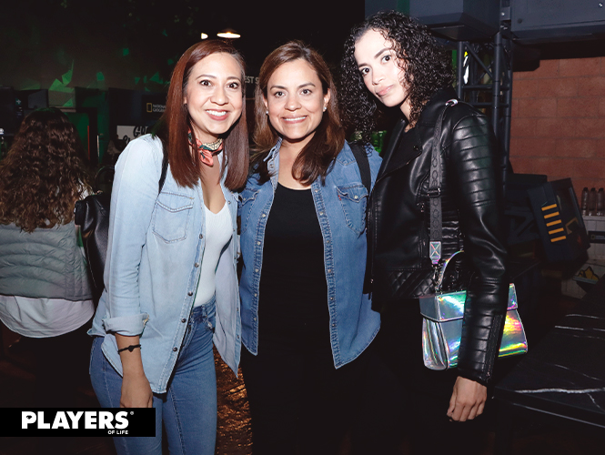 Monse Molina, Patricia Mondragón y Brianda Vargas