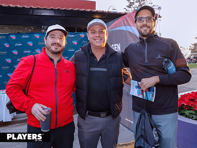 Ricardo Cervantes, Daniel Bertherton y Alejandro Maciel
