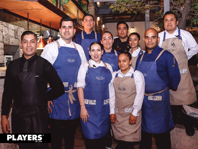 El equipo de Casa MaRo, anfitrión estelar de la noche.